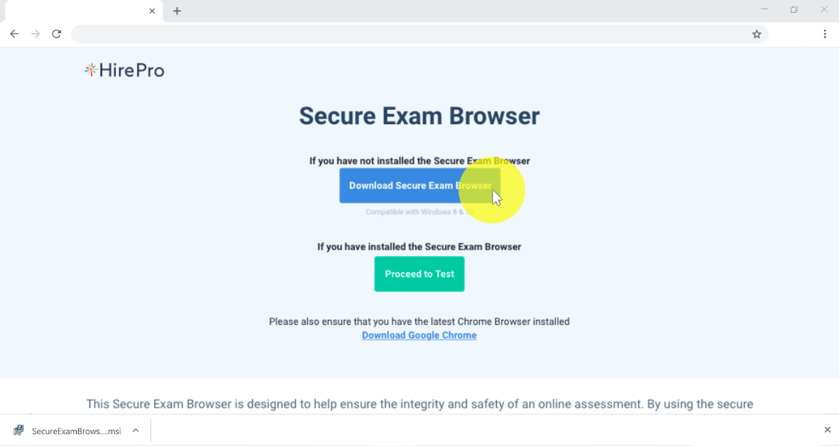 How to download and install Secure Exam Browser for accenture exam