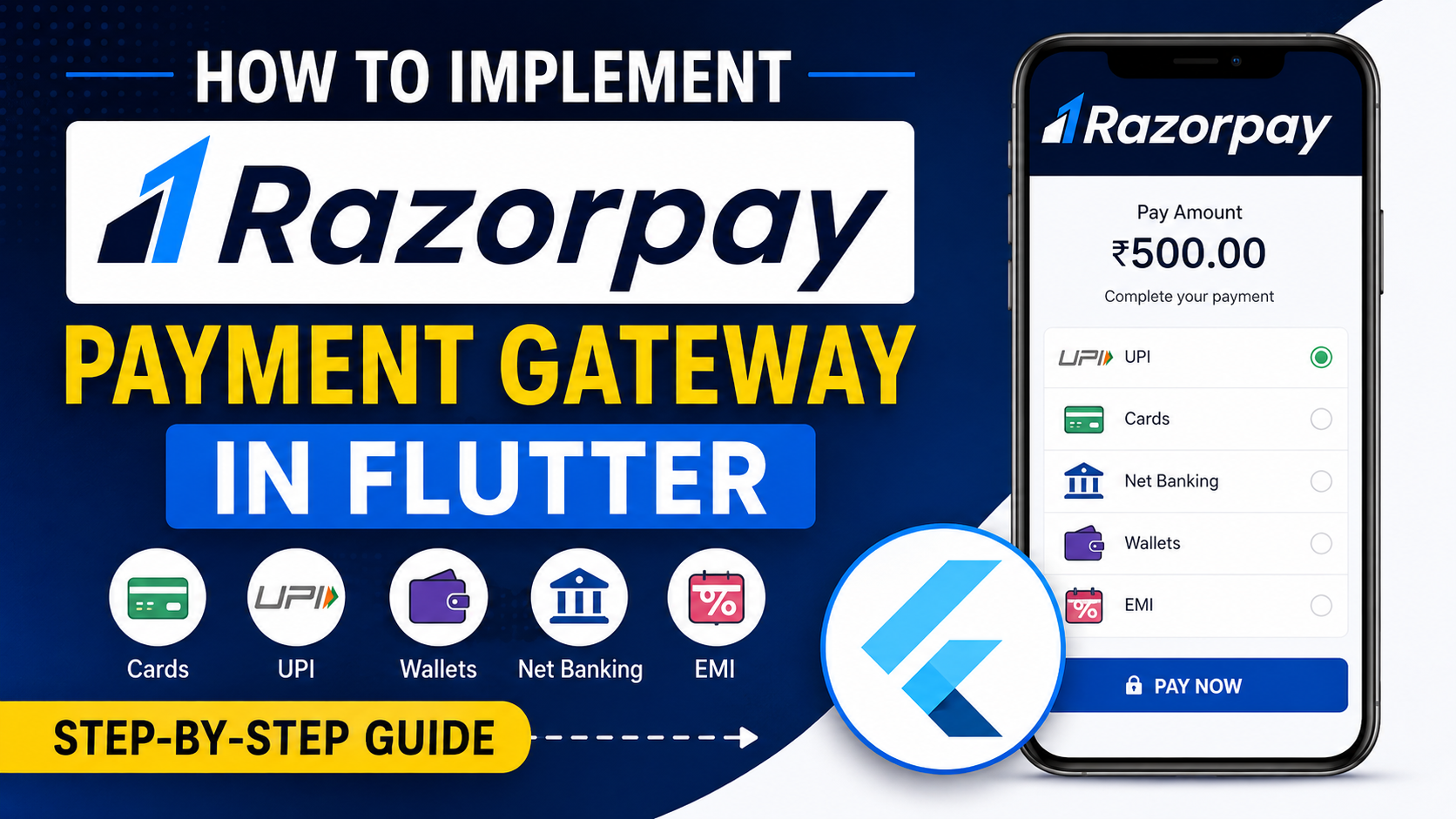 How to Implement Razorpay Payment Gateway in Flutter